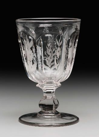 Footed drinking glass