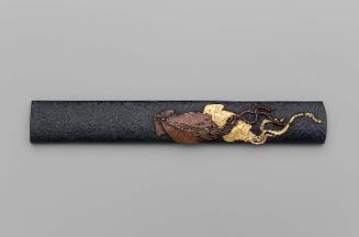 Kozuka with design of dried squid