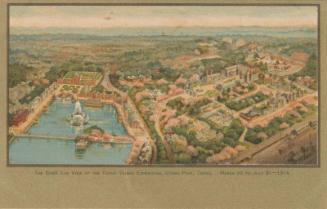 Bird's Eye View of the Exhibition, Ueno Park, Tokyo, from the series Tokyo Taisho Exhibition