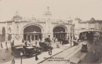 Japan-British Exhibition: Wood Lane-Entrance, No. 722 (from an unidentified series)