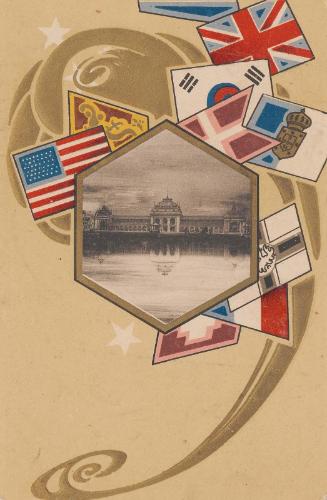 Commemorative card for the Tokyo Industrial Exposition (Tôkyô Kangyô Hakurankai)