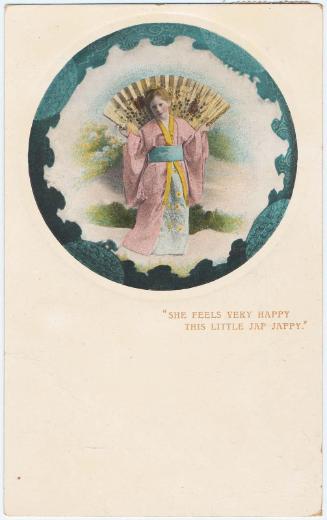 "She Feels Very Happy This Little Jap Jappy" from the series No. 1313
