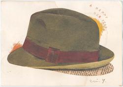 New Year's Card: Hat
