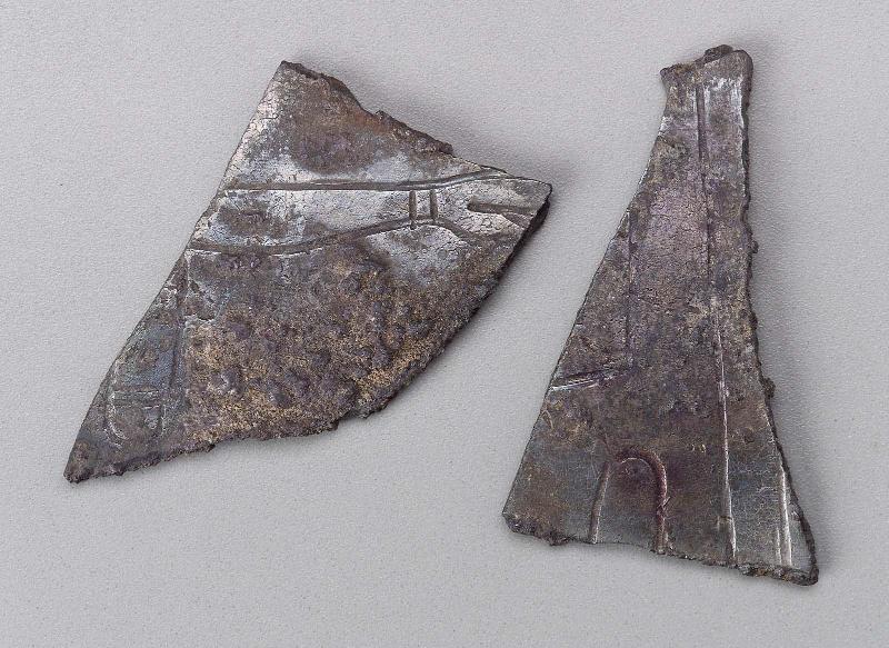 Electrum fragments