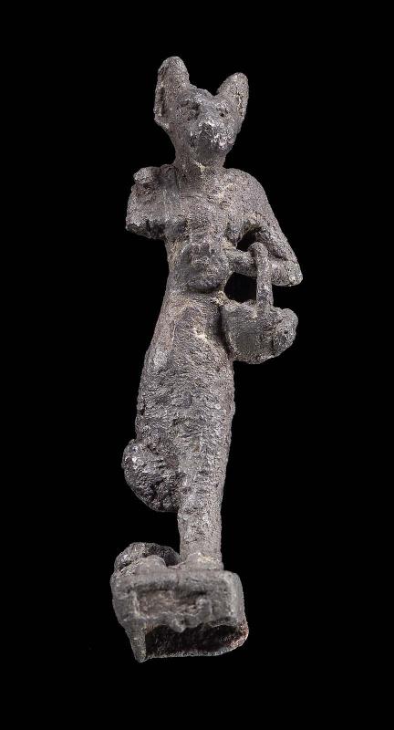 Bronze Bastet figurine