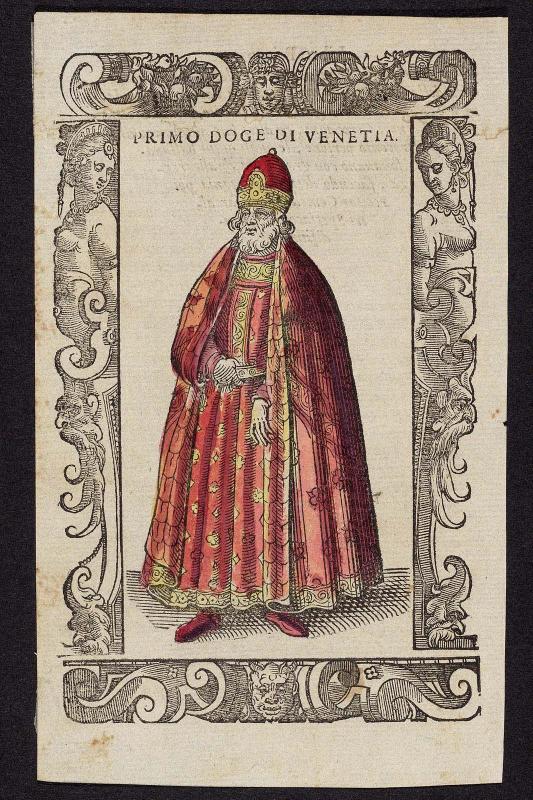 "Primo Doge di Venetia," plate from Gli Habiti Antichi et Moderni di Diversi Parti del Mondo