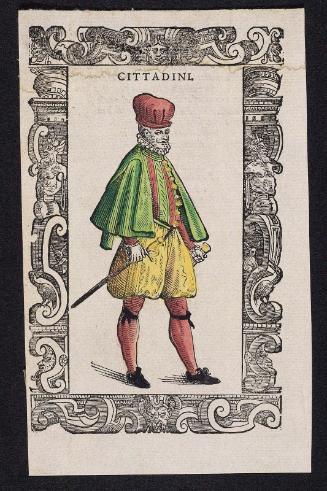 "Cittadini," plate from Gli Habiti Antichi et Moderni di Diversi Parti del Mondo