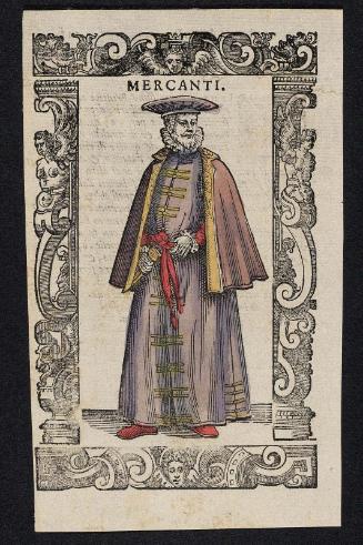 "Mercanti," plate from Gli Habiti Antichi et Moderni di Diversi Parti del Mondo