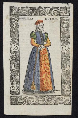 "Donzella Nobile," plate from Gli Habiti Antichi et Moderni di Diversi Parti del Mondo