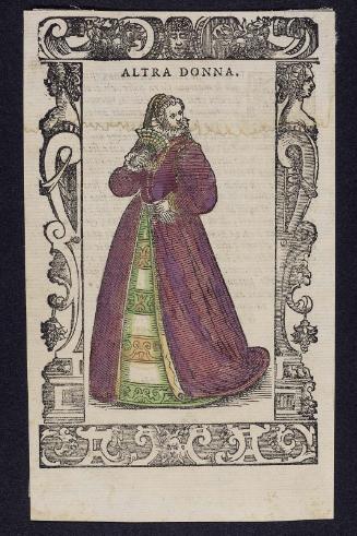 "Altra Donna," plate from Gli Habiti Antichi et Moderni di Diversi Parti del Mondo