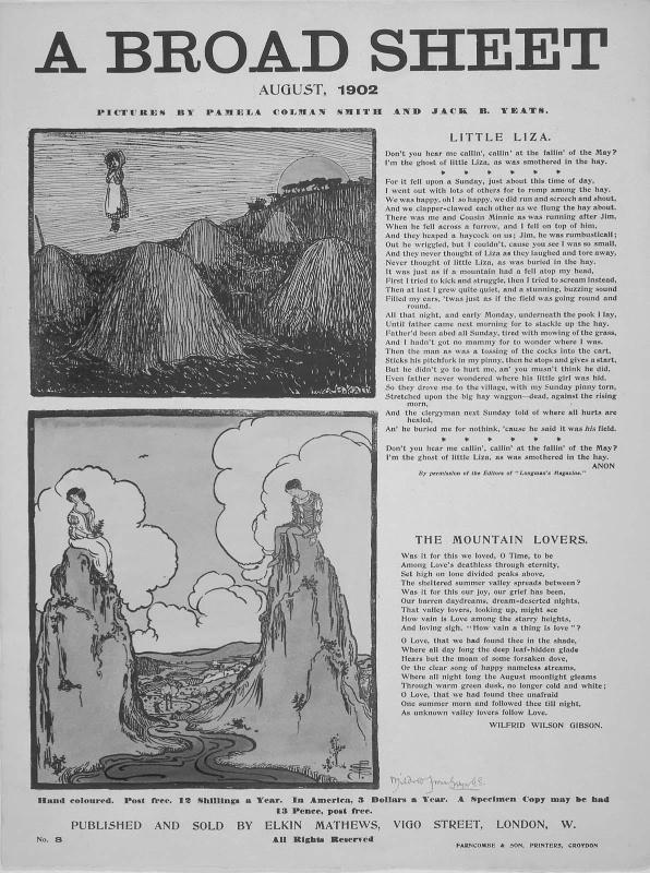 Broadsheet, August, 1902