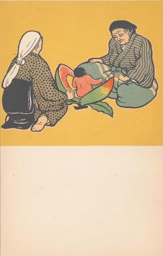 Birth of Momotaro from the series Momotaro