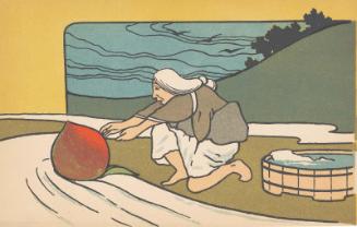 Floating Peach from the series Momotaro