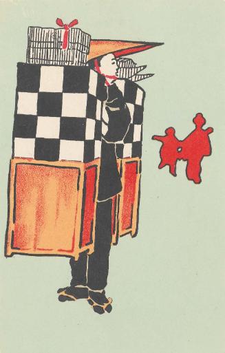 Checkerboard Pattern (from an unidentified series) of Street Venders