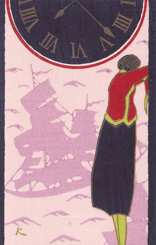 Woman Waiting for Her Beloved at 7:24 from the series Waiting for her Beloved in the Early Night Hours (Kimi matsu yoi)