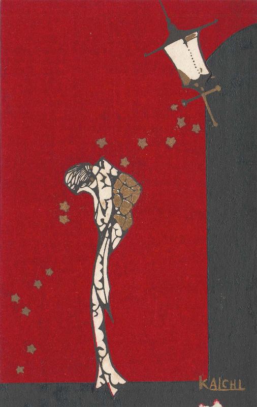 Sorrowful Woman Walking from the series Deserted Street Lanterns (Sabishiki gaito)