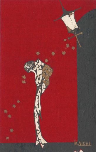 Sorrowful Woman Walking from the series Deserted Street Lanterns (Sabishiki gaito)