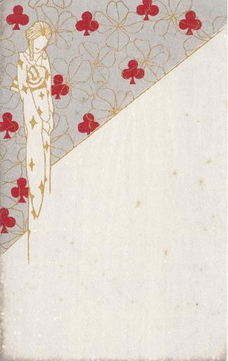 Woman against Club Background from the series Jojô ningyô:  Wakakihi no kanashimi (Lyrical Dolls:  The Sadness of Youth)