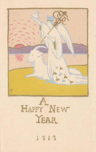 New Year's Card: Archangel with Goat