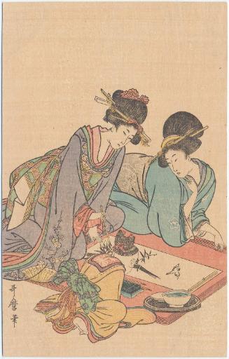 Reproduction of: print by Utamaro