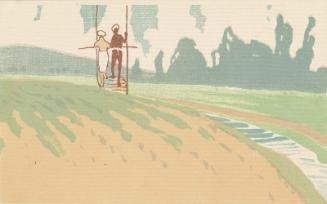 Rural Landscape with Water Wheel, from an unidentified series
