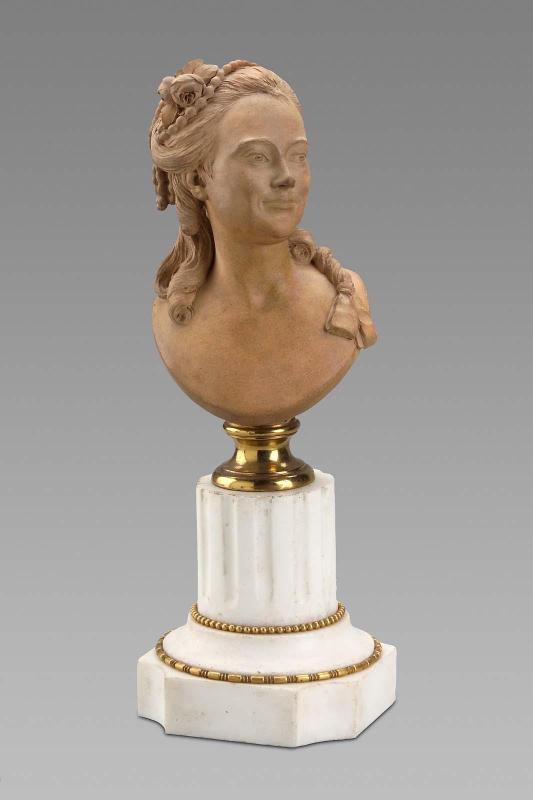Portrait bust of Marie-Anne Botot d'Angeville