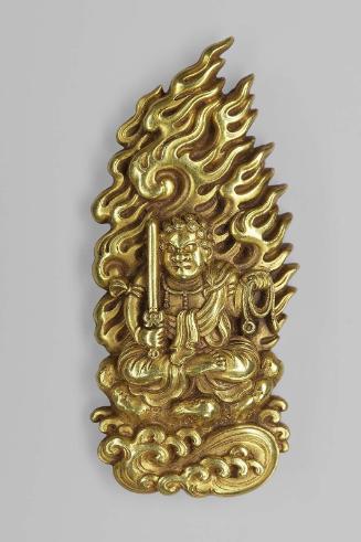 Pair of menuki in the form of Marishiten and Fudo