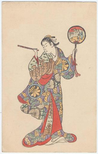 Actor Segawa Kikunojo, probably based on an unidentified print