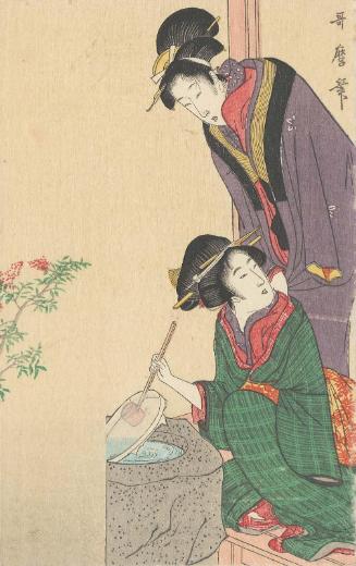 Reproduction of: print by Utamaro