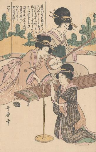 Reproduction of: print by Utamaro