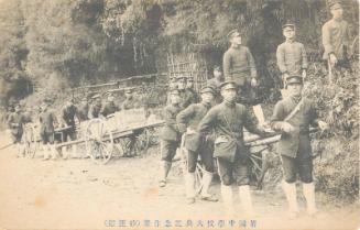 Iwakuni Middle School: Work at the Commemoration of the Royal Event- Transportation of Sand