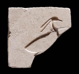 Mold of a heron or phoenix