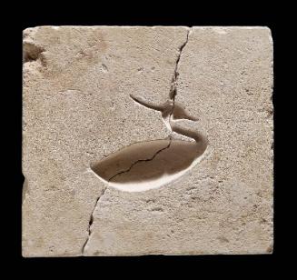 Mold of a heron or phoenix