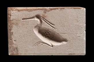 Mold of a heron or phoenix