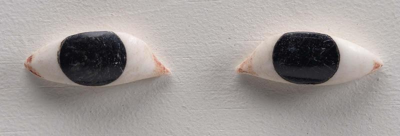 Eyes from a mask or coffin