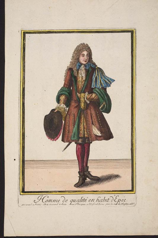 Homme de qualité en habit d'Epeé
