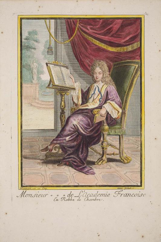 Monsieur *** de L'Academie Francoise En Robbe de Chambre