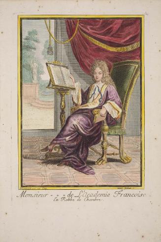 Monsieur *** de L'Academie Francoise En Robbe de Chambre