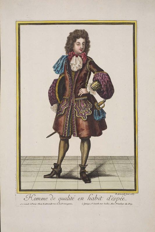 Homme de qualité en habit d'éspée.