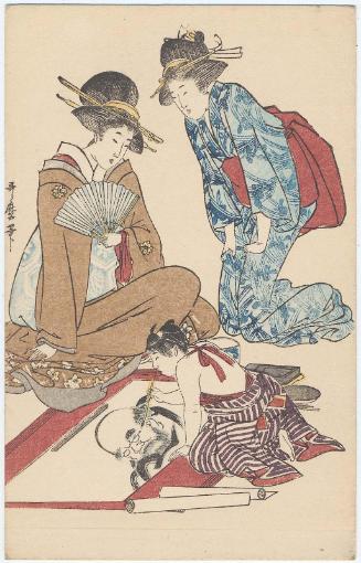 Reproduction of: print by Utamaro