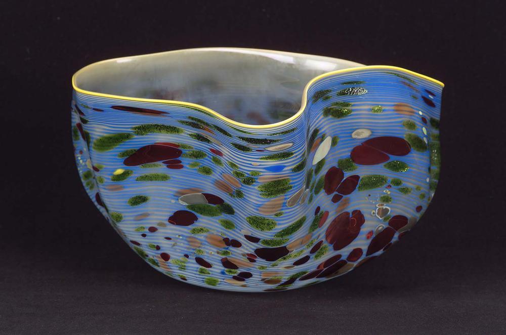 Macchia series glass bowl