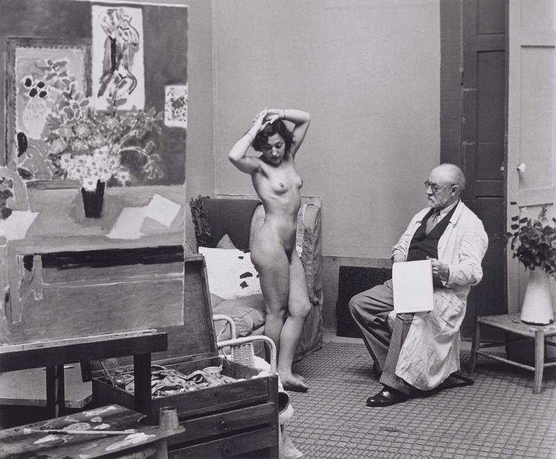 Henri Matisse and his model