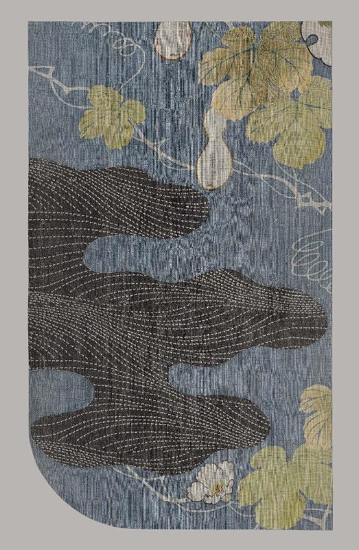Fragment of kyôgen costume (suo)