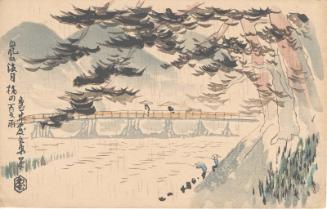 Summer Rain on Togetsu Bridge at Arashiyama (Arashiyama Togetsu-kyô no natsu ame)