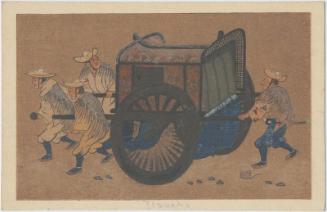 Figures from a Picture Scroll (Ishiyama-dera engi emaki?)