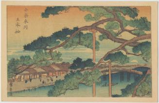 Konakigawa gohon matsu, based on an unidentified print by Hiroshige
