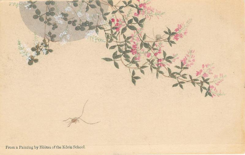 Flowering Vines in Moonlight, based on a painting by Hôitsu