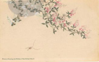 Flowering Vines in Moonlight, based on a painting by Hôitsu