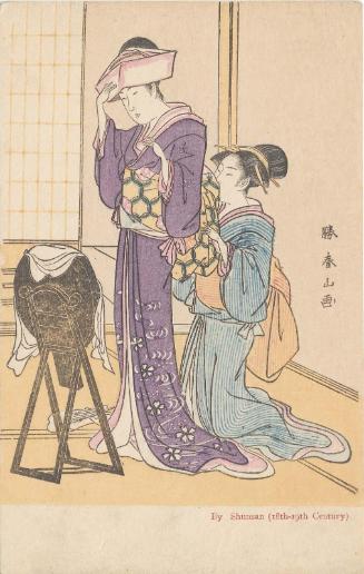 Reproduction of a print by Shunzan