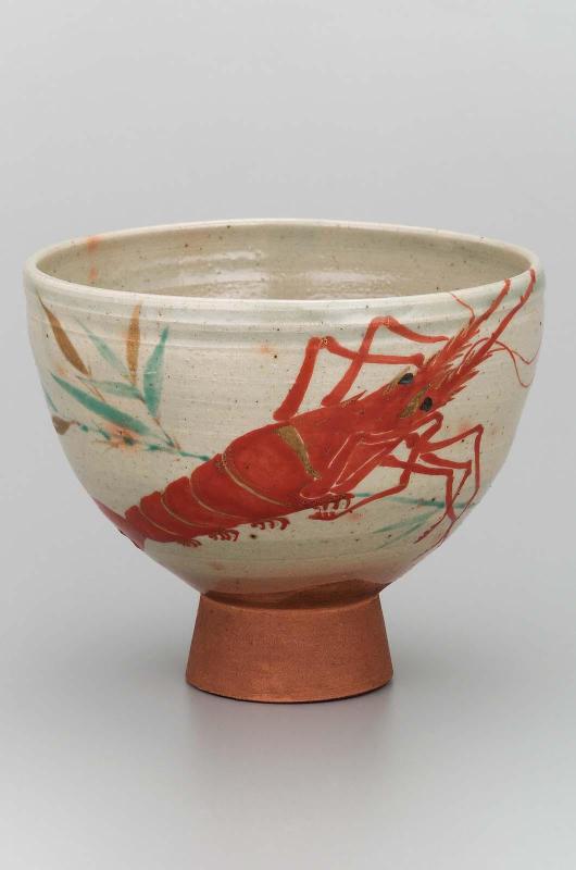 Tea Bowl with design of crayfish